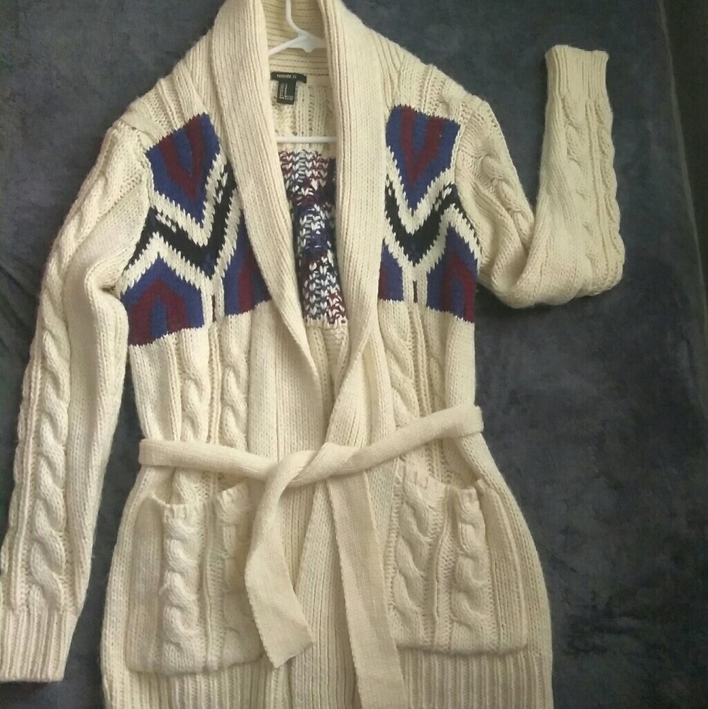 Forver 21| Cable Knit Sweater Cardigan NWOT!
